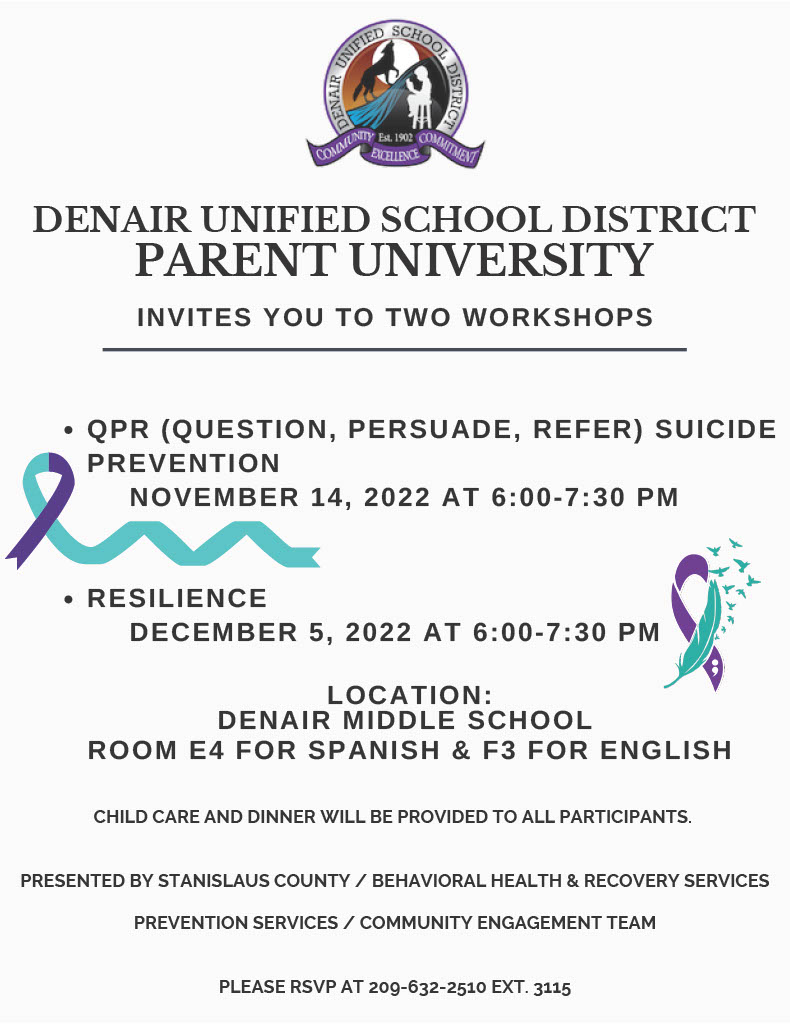 Denair Unified School District Parent University